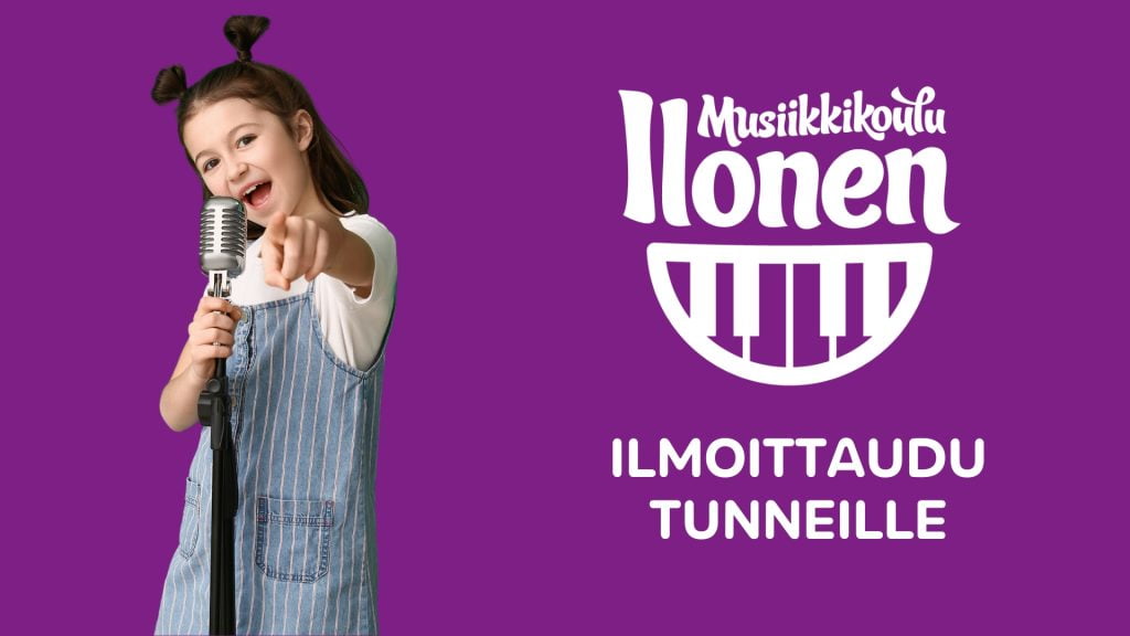 Musiikkikoulu Ilonen – ilmoittaudu tunneille